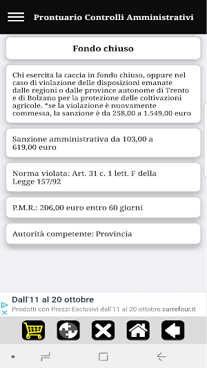 Prontuario Sanzioni Amministrative Screenshot 3