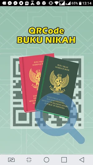 Scan QRcode dan Pencarian Buku Nikah Screenshot 0