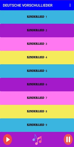 Nurserysongs Screenshot 2