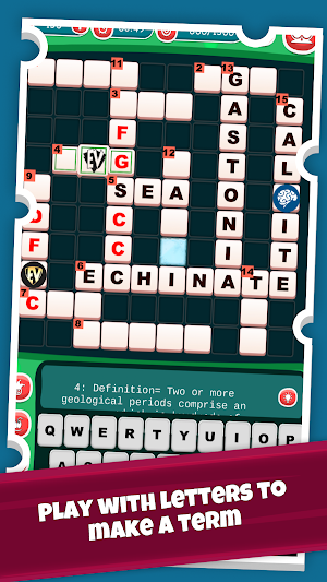 Paleontology Crossword Puzzle Screenshot 1