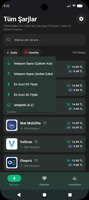 All Chargers Screenshot 3