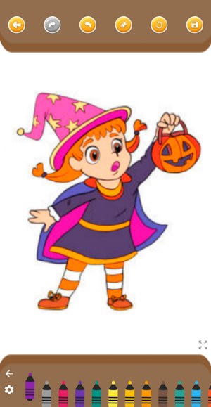 Halloween Party Coloring Screenshot 2