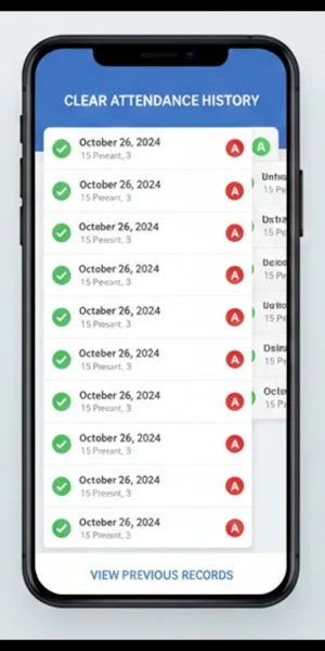 Daily Attendance Register App Screenshot 3