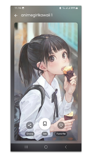 Anime Girl Kawaii Wallpaper 4K Screenshot 2