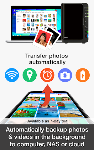 PhotoSync – transfer and backup photos & videos Screenshot 1