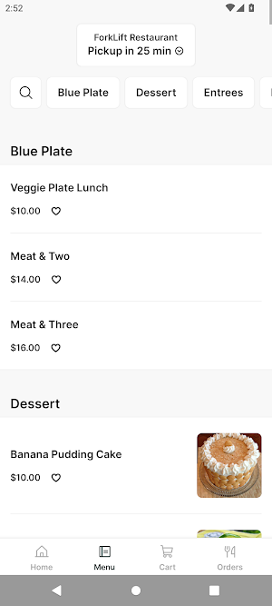 ForkLift Restaurant Screenshot 1