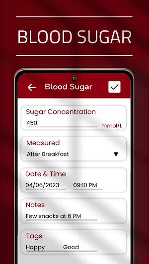 Blood Pressure App: BP Monitor Screenshot 1