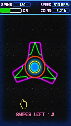 Fidget Spinner: Play with Neon Spinners Screenshot 0