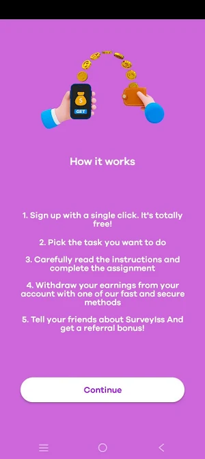 Surveys App Screenshot 3