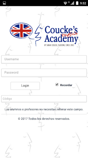 Coucke's APP Students Platform Screenshot 2