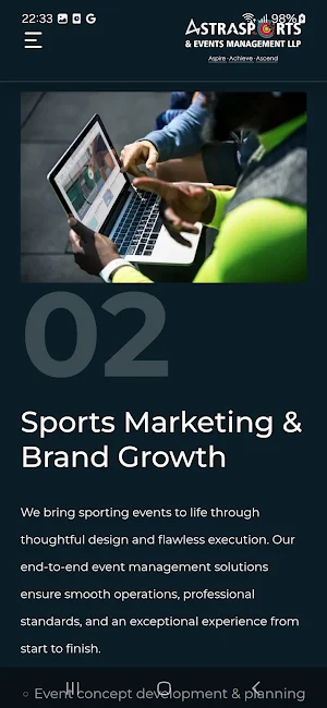 Astra Sports Screenshot 1