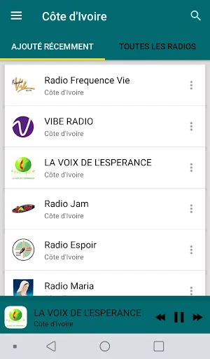 Radio Ivory Coast Screenshot 3