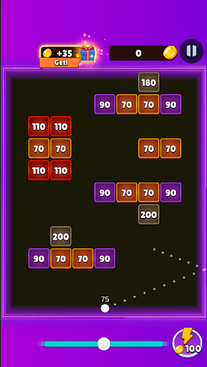 Bricks Breaker Fire Ball Screenshot 2
