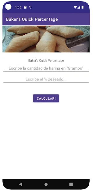 Porcentaje del Panadero Screenshot 2