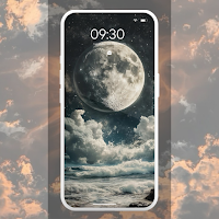 Aesthetic Moon Wallpaper 4K