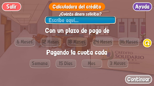 Calculadora Crédito Solidario Screenshot 2