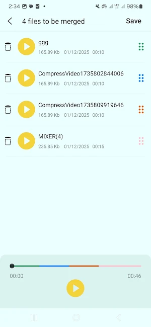 Audio Extractor - Video to Mp3 Screenshot 2