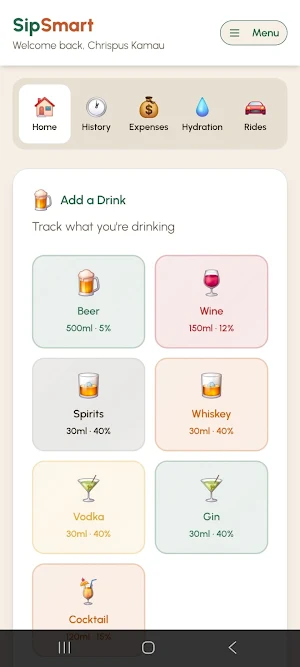 SipSmart Screenshot 1