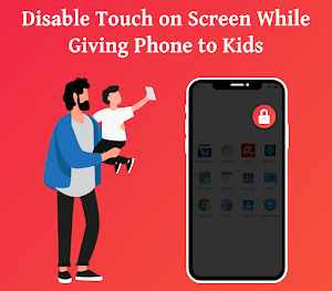 Touch Disable, touch screen blocker, Toddler Lock Screenshot 1