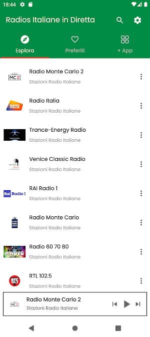 Radio Italiane in diretta Screenshot 1