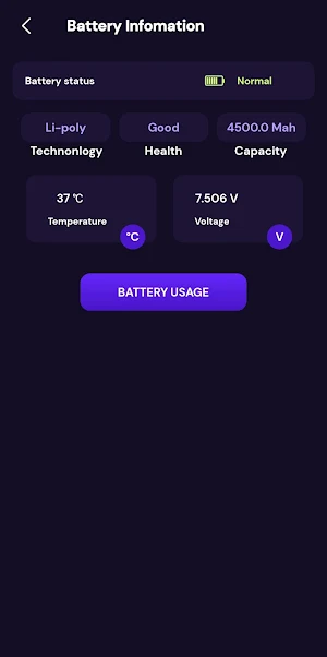Battery Charging Talking Alarm Screenshot 1