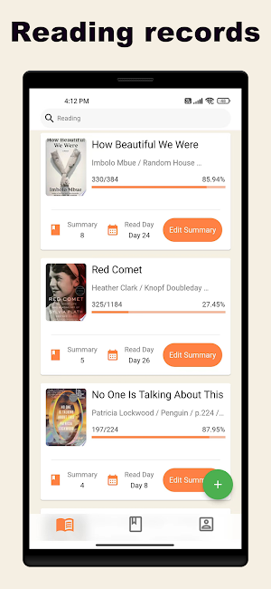 Book Reading Record - Tracker Screenshot 0
