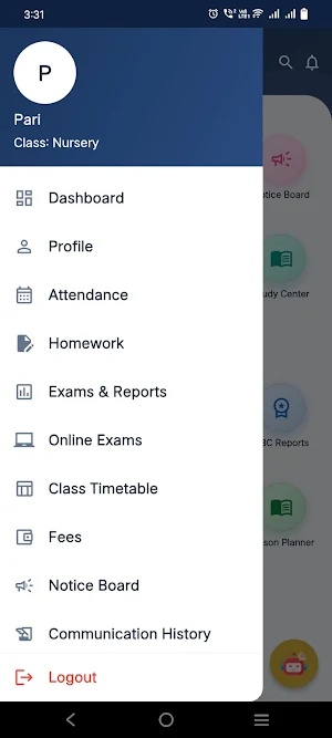 S.B.V.M.I College Parent App Screenshot 1