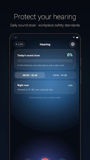 Din: Decibel & Sound Meter Screenshot 2