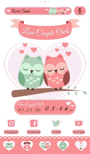 Owl Companions Theme Screenshot 0