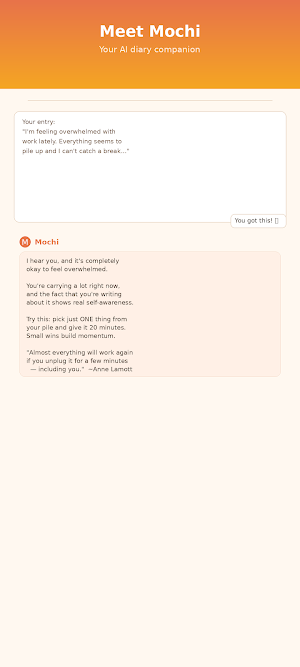 Evia Diary - AI Journal Screenshot 1