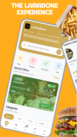 Lamadone Food Delivery Screenshot 0