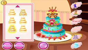 Cake Christmas Decoration game Screenshot 2