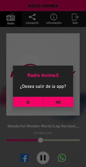 Radio AnimeX Screenshot 2