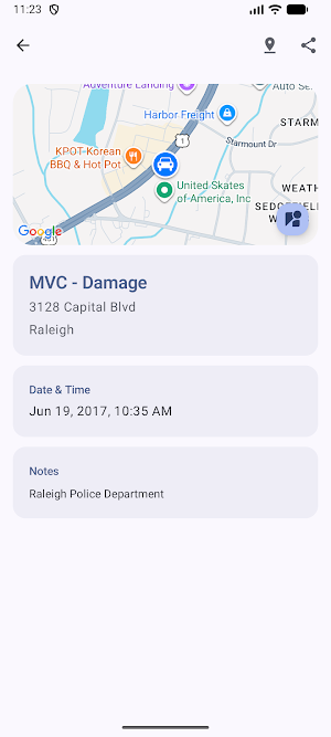 Raleigh Incidents Screenshot 2