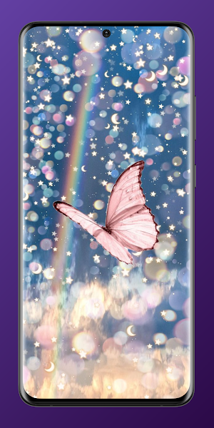 Kawaii Butterfly Wallpaper 4K Screenshot 2