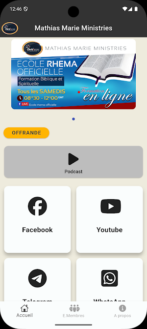Mathias Marie Ministries Screenshot 1