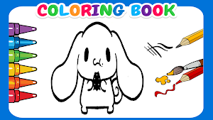Cute Cinnamoroll coloring book Screenshot 2