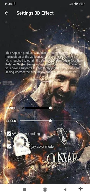 Ronaldo & Messi Wallpaper Live Screenshot 1