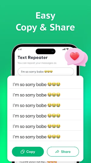 Text Repeater: Repeat Text 10K Screenshot 3