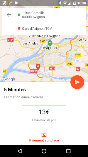Taxi Avignon Screenshot 2