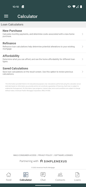 McLean Mortgage Screenshot 1