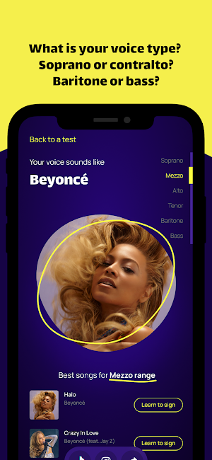 Vocaberry Celebrity Test Screenshot 2