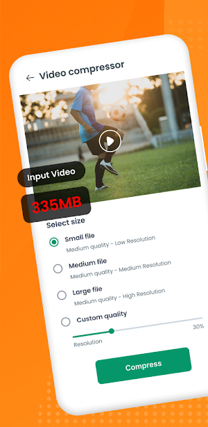 Video Compressor Resizer Screenshot 0