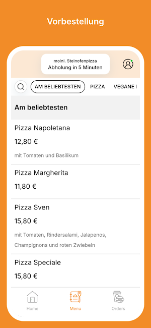Moini Steinofenpizza Screenshot 1
