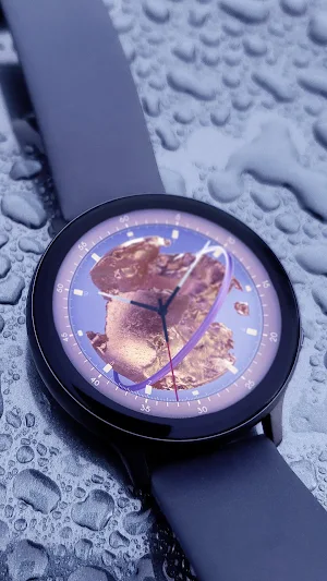 Abstract Gold Watch Face Screenshot 0