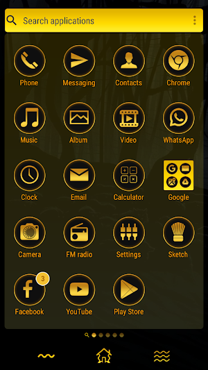 night wolfs | Xperia™ Theme Screenshot 3