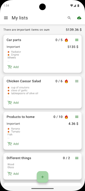 My shopping Screenshot 1
