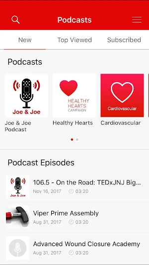 J&J Podcasts Screenshot 1