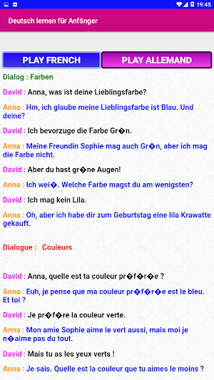 Learn German in French for Beginners Audio pdf Screenshot 3