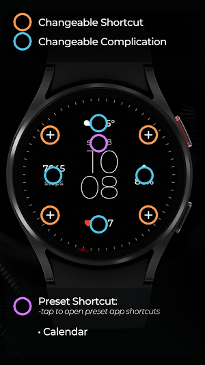 TVV Minimal 4 Watch Face Screenshot 3